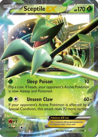 Sceptile EX 007 - Holofoil XY Ancient Origins - Ultra Rare