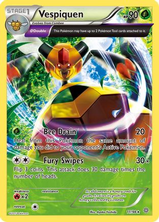 Vespiquen (11) (11) 011 - Reverse Holofoil XY Ancient Origins - Rare