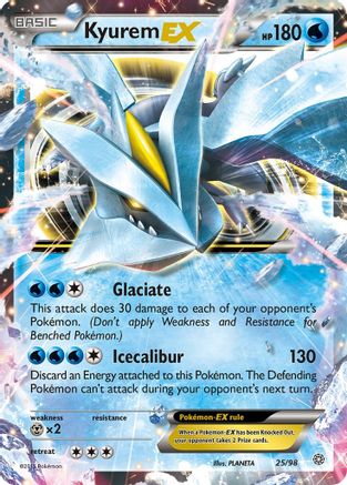 Kyurem EX 025 - Holofoil XY Ancient Origins - Ultra Rare