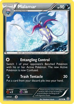 Malamar 046 - Reverse Holofoil XY Ancient Origins - Common
