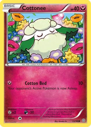 Cottonee 055 XY Ancient Origins - Common