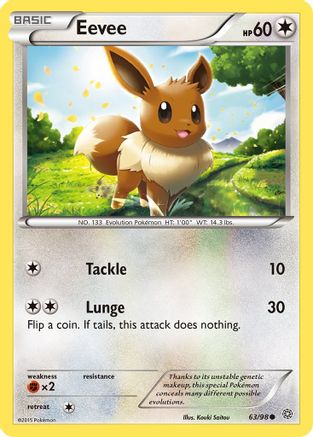 Eevee 063 XY Ancient Origins - Common