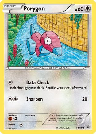 Porygon 064 XY Ancient Origins - Common