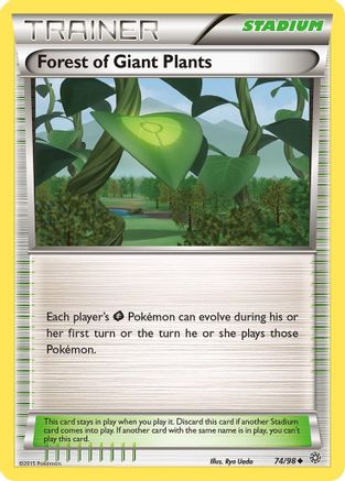 Forest of Giant Plants 074 - Reverse Holofoil XY Ancient Origins - Uncommon