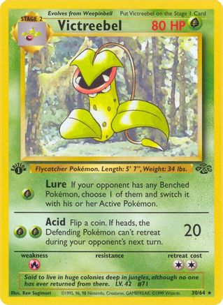 Victreebel (30) (30) 030 - 1st Edition Jungle - Rare