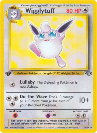 Wigglytuff (32) (32) 032 - 1st Edition Jungle - Rare