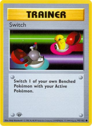 Switch 095 - 1st Edition Base Set Shadowless - Common