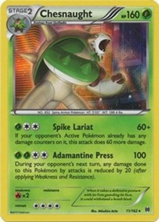 Chesnaught 011 - Holofoil XY BREAKthrough - Holo Rare