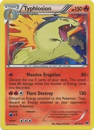 Typhlosion 020 - Holofoil XY BREAKthrough - Holo Rare