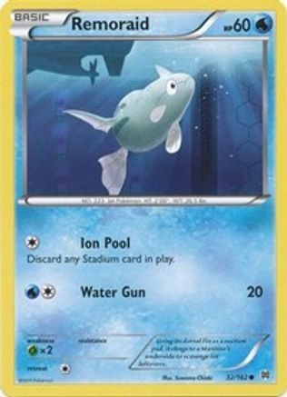Remoraid (32) (32) 032/162 - Reverse Holofoil XY BREAKthrough - Common