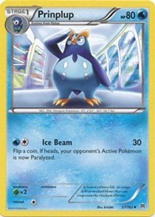 Prinplup 037 - Reverse Holofoil XY BREAKthrough - Uncommon