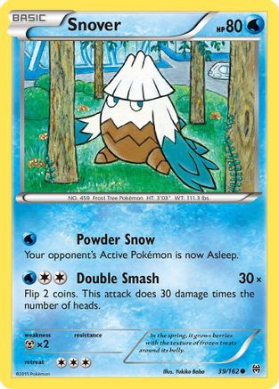 Snover 039 - Reverse Holofoil XY BREAKthrough - Common