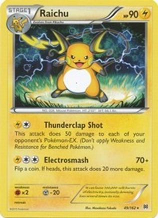 Raichu 049 XY BREAKthrough - Rare