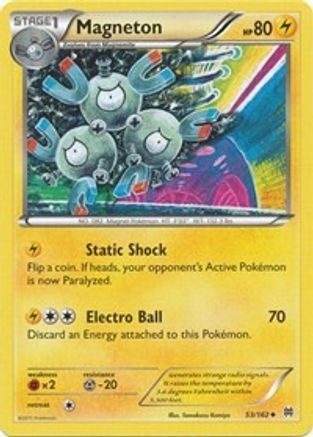Magneton 053 - Reverse Holofoil XY BREAKthrough - Uncommon