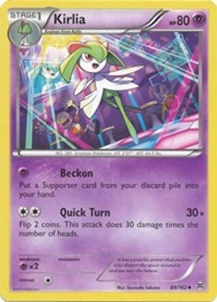 Kirlia 069 - Reverse Holofoil XY BREAKthrough - Uncommon