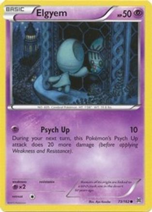 Elgyem 073 XY BREAKthrough - Common