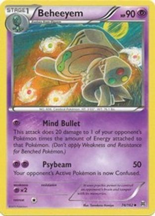 Beheeyem 074 - Reverse Holofoil XY BREAKthrough - Uncommon