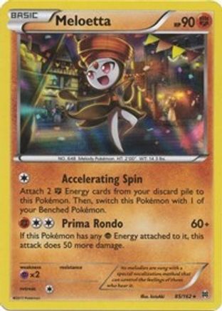 Meloetta 085 - Reverse Holofoil XY BREAKthrough - Holo Rare