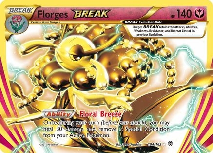 Florges BREAK 104 - Holofoil XY BREAKthrough - Rare BREAK