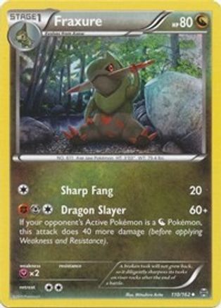Fraxure 110 - Reverse Holofoil XY BREAKthrough - Uncommon
