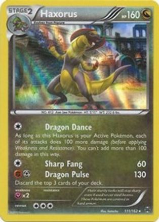 Haxorus 111/162 - Holofoil XY BREAKthrough - Holo Rare