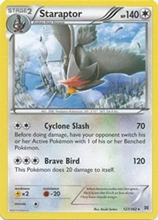 Staraptor 127 - Reverse Holofoil XY BREAKthrough - Rare