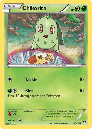 Chikorita 001 XY BREAKpoint - Common