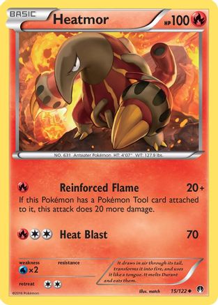Heatmor 015 - Reverse Holofoil XY BREAKpoint - Uncommon