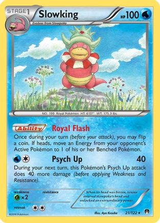 Slowking 021 - Reverse Holofoil XY BREAKpoint - Holo Rare