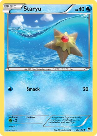 Staryu 025 XY BREAKpoint - Common