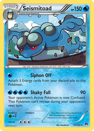Seismitoad 035 XY BREAKpoint - Rare