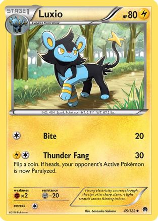 Luxio 045 XY BREAKpoint - Uncommon