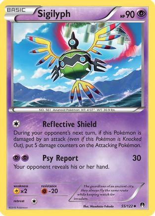 Sigilyph 055 XY BREAKpoint - Uncommon