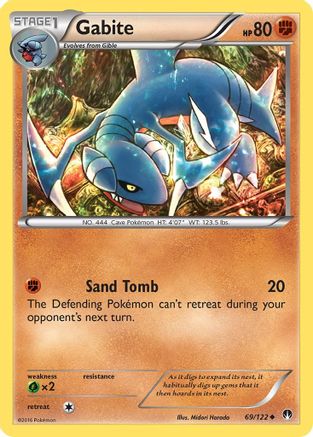 Gabite 069 - Reverse Holofoil XY BREAKpoint - Uncommon