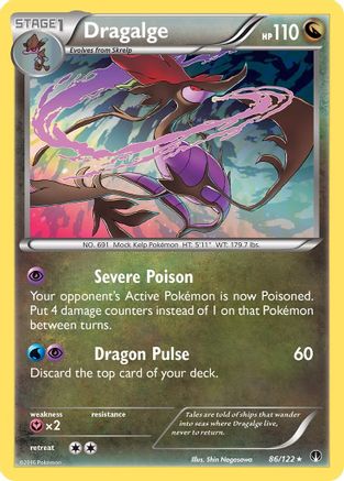 Dragalge 086 - Reverse Holofoil XY BREAKpoint - Holo Rare