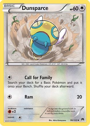 Dunsparce 090 XY BREAKpoint - Uncommon