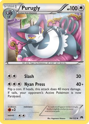 Purugly 094 XY BREAKpoint - Uncommon