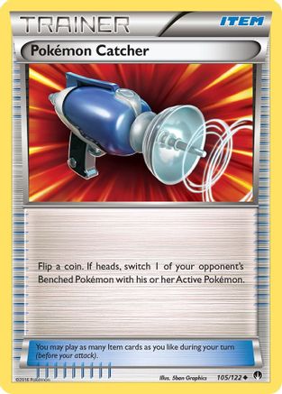 Pokemon Catcher 105 - Reverse Holofoil XY BREAKpoint - Uncommon