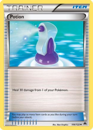 Potion 106 - Reverse Holofoil XY BREAKpoint - Uncommon