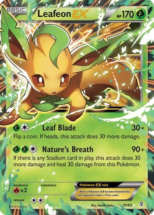 Leafeon EX 010 - Holofoil Generations - Ultra Rare