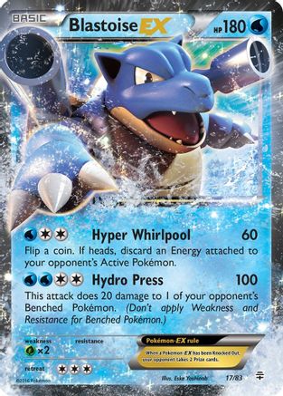 Blastoise EX 017 - Holofoil Generations - Ultra Rare