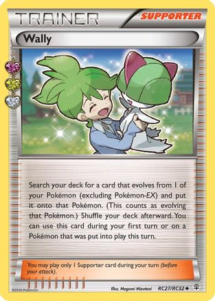 Wally RC27 - Holofoil Generations Radiant Collection - Uncommon