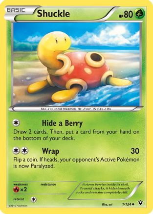 Shuckle 001 XY Fates Collide - Uncommon
