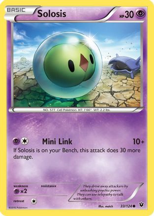 Solosis 033 - Reverse Holofoil XY Fates Collide - Common