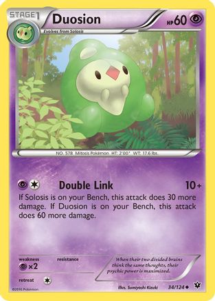 Duosion/124 - Reverse Holofoil XY Fates Collide - Uncommon