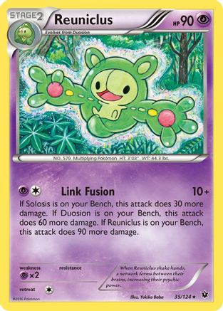 Reuniclus 035 - Reverse Holofoil XY Fates Collide - Rare