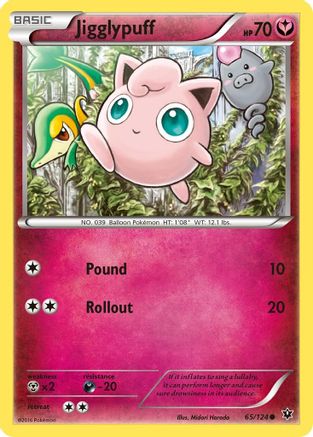 Jigglypuff 065 XY Fates Collide - Common