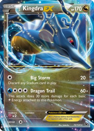 Kingdra EX 073 - Holofoil XY Fates Collide - Ultra Rare