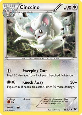 Cinccino (89) (89) 089 XY Fates Collide - Uncommon