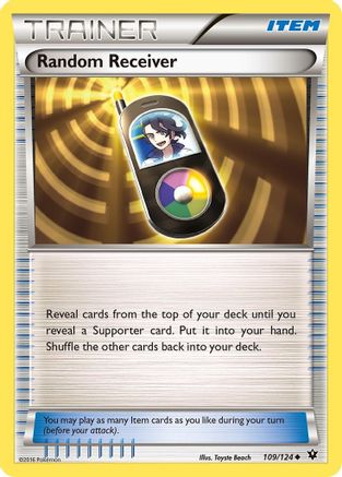 Random Receiver 109 XY Fates Collide - Uncommon